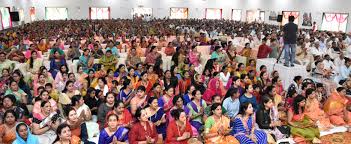 Katha devotees in spiritual assembly